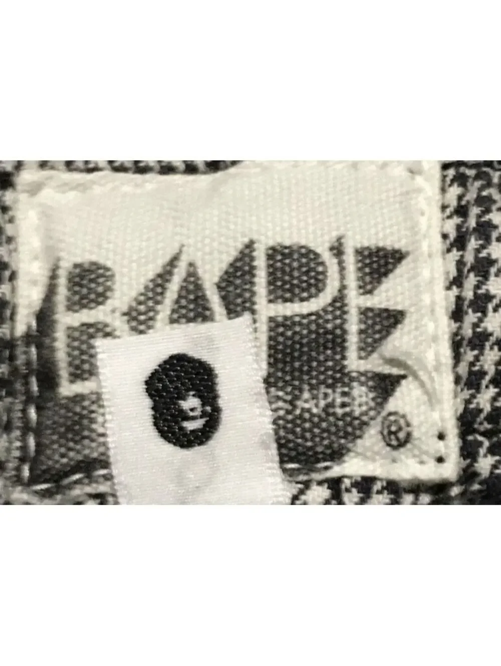Bape checkered shorts